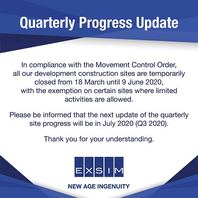 Site Progress Q2 2020